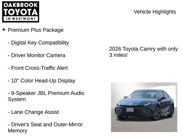 2026 Toyota Camry XLE AWD