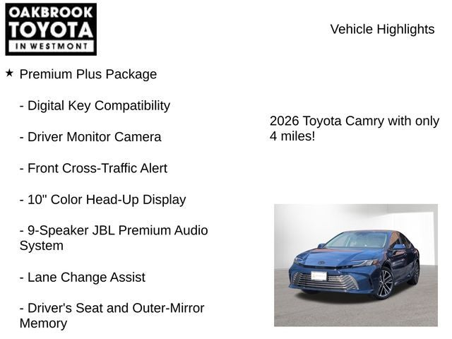 2026 Toyota Camry XLE AWD