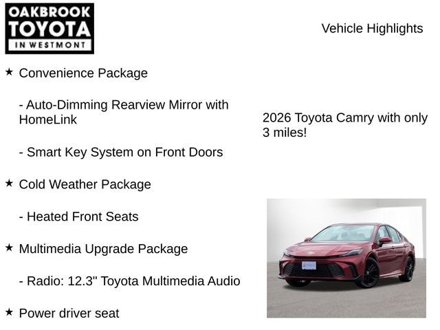2026 Toyota Camry SE AWD