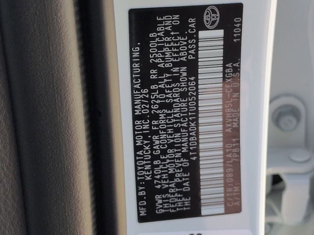 2026 Toyota Camry XLE AWD