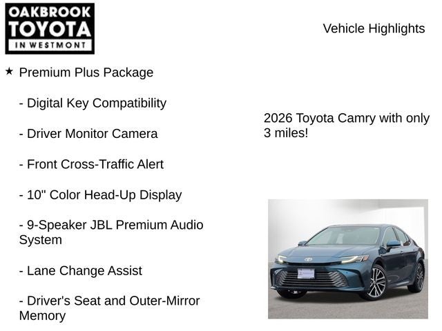 2026 Toyota Camry XLE AWD