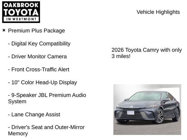 2026 Toyota Camry XLE AWD