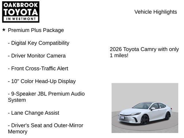 2026 Toyota Camry XSE AWD
