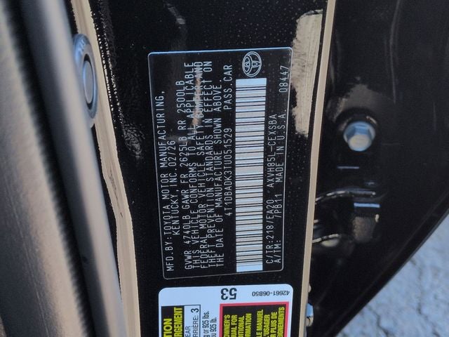 2026 Toyota Camry SE AWD