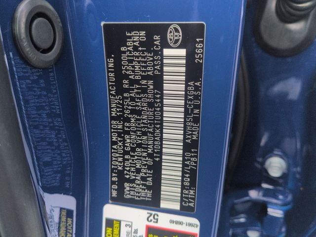 2026 Toyota Camry XLE AWD