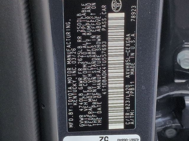 2026 Toyota Camry XLE AWD