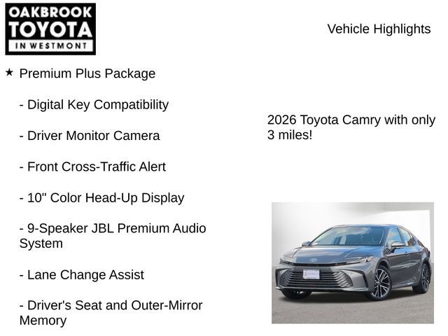 2026 Toyota Camry XLE AWD