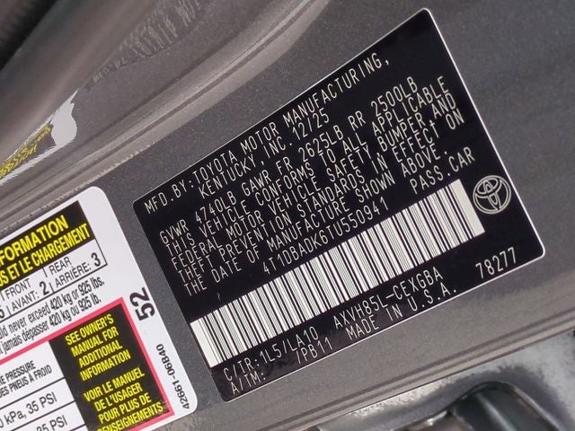 2026 Toyota Camry XLE AWD