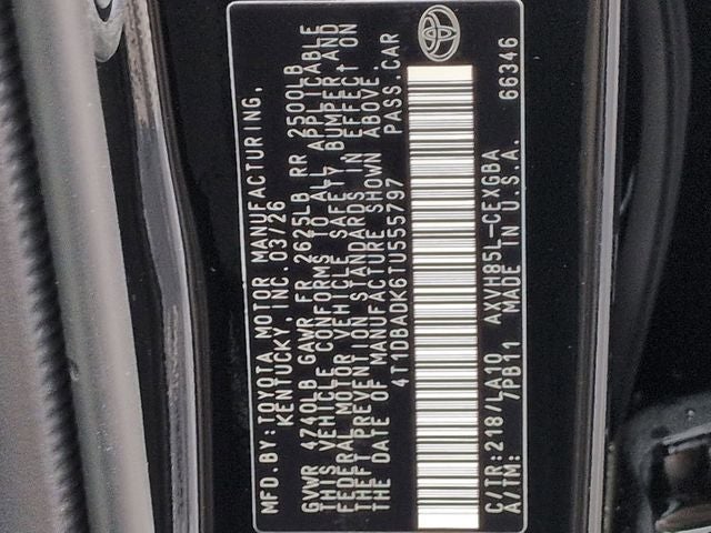 2026 Toyota Camry XLE AWD