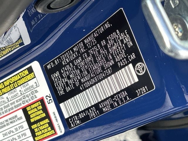 2026 Toyota Camry XLE AWD