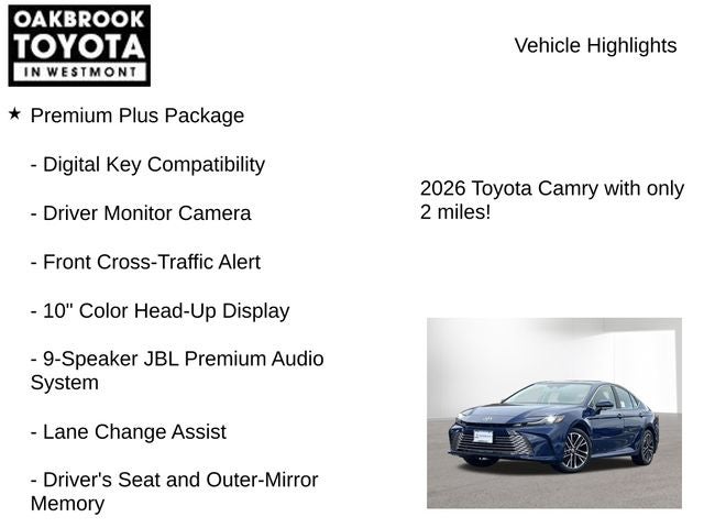 2026 Toyota Camry XLE AWD