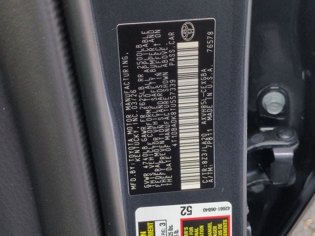 2026 Toyota Camry XLE AWD