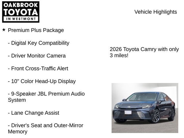 2026 Toyota Camry XLE AWD