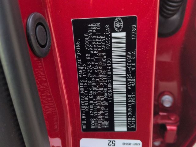 2026 Toyota Camry XLE AWD