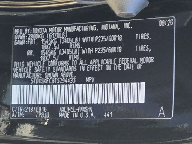 2026 Toyota Sienna XSE