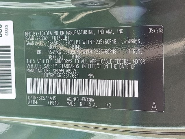 2026 Toyota Sienna XLE