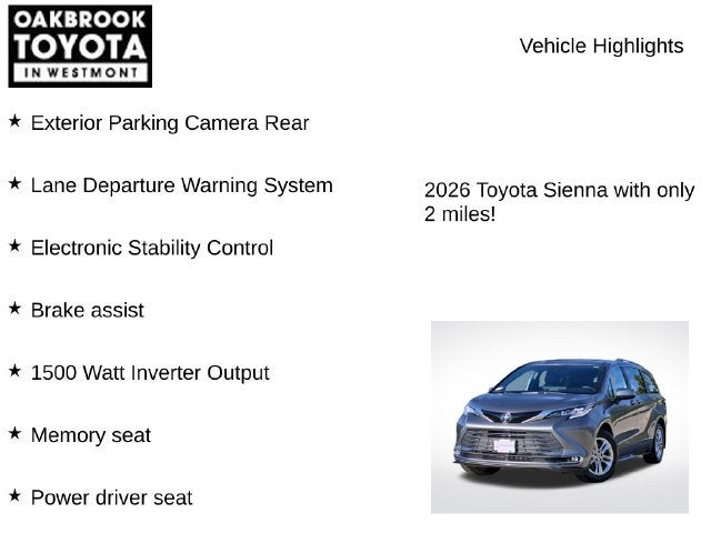 2026 Toyota Sienna Limited