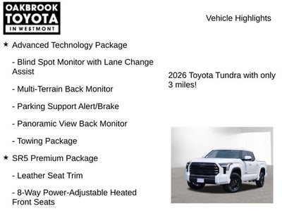 2026 Toyota Tundra SR5