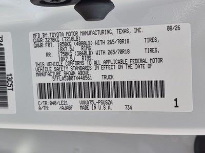 2026 Toyota Tundra SR5