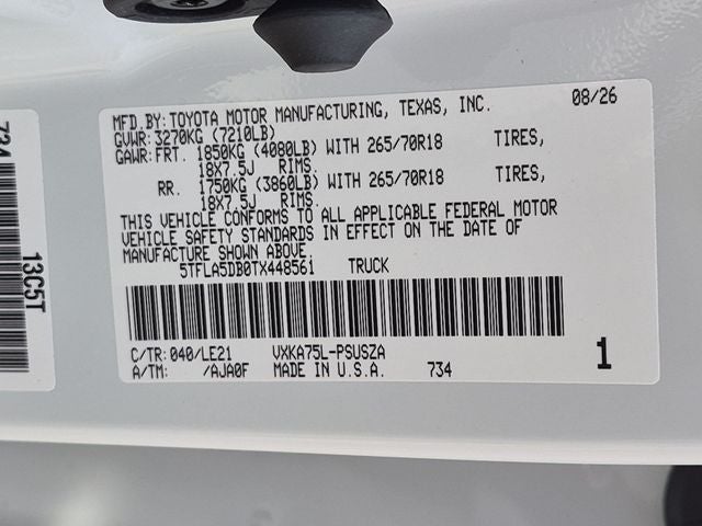 2026 Toyota Tundra SR5