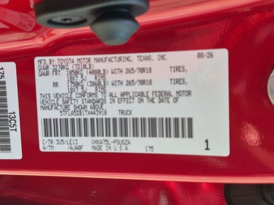 2026 Toyota Tundra SR5