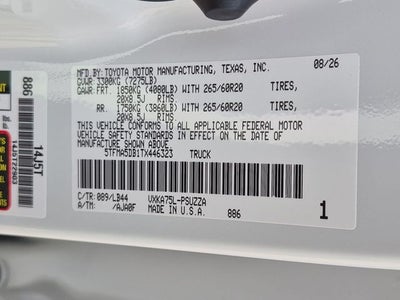 2026 Toyota Tundra 1794 Edition