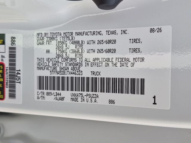 2026 Toyota Tundra 1794 Edition