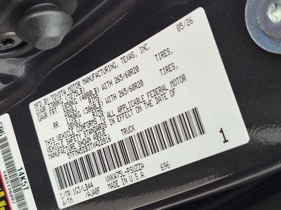 2026 Toyota Tundra 1794 Edition