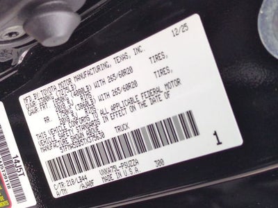 2026 Toyota Tundra 1794 Edition