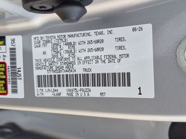 2026 Toyota Tundra 1794 Edition