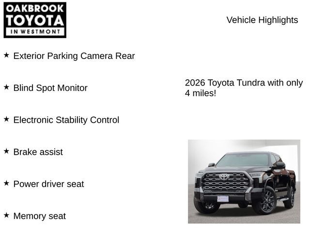 2026 Toyota Tundra Platinum