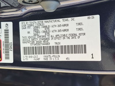 2026 Toyota Tundra Limited