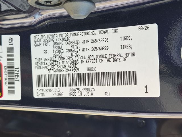 2026 Toyota Tundra Limited