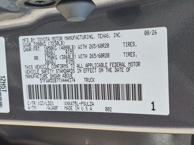 2026 Toyota Tundra Limited