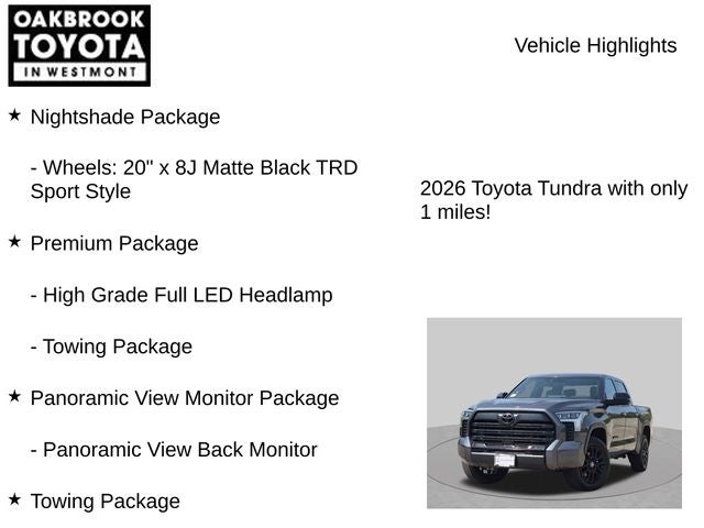 2026 Toyota Tundra Limited