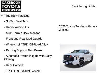 2026 Toyota Tundra SR5