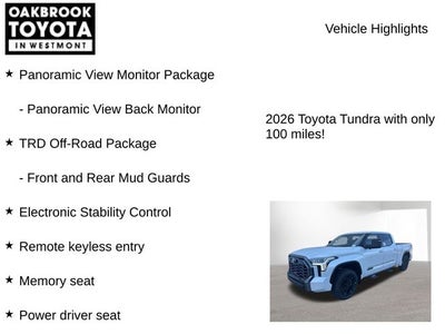 2026 Toyota Tundra Platinum