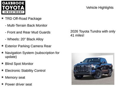 2026 Toyota Tundra i-FORCE MAX Tundra Platinum