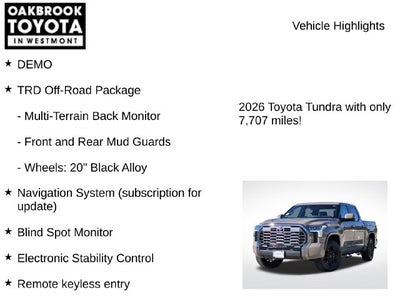 2026 Toyota Tundra i-FORCE MAX Tundra Platinum