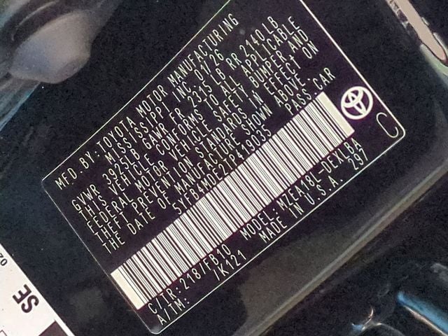 2026 Toyota Corolla LE