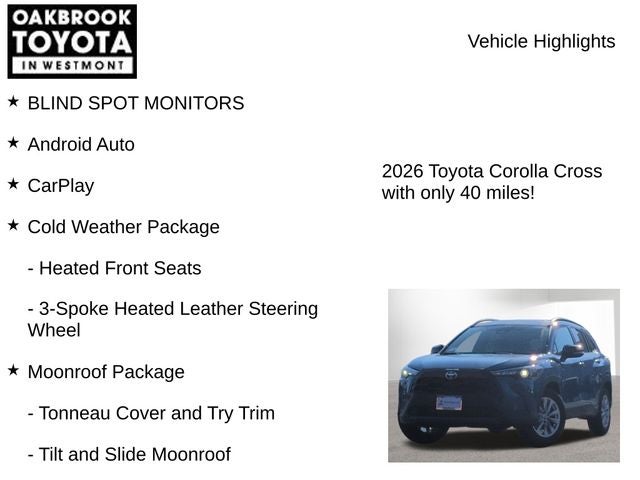 2026 Toyota Corolla Cross LE