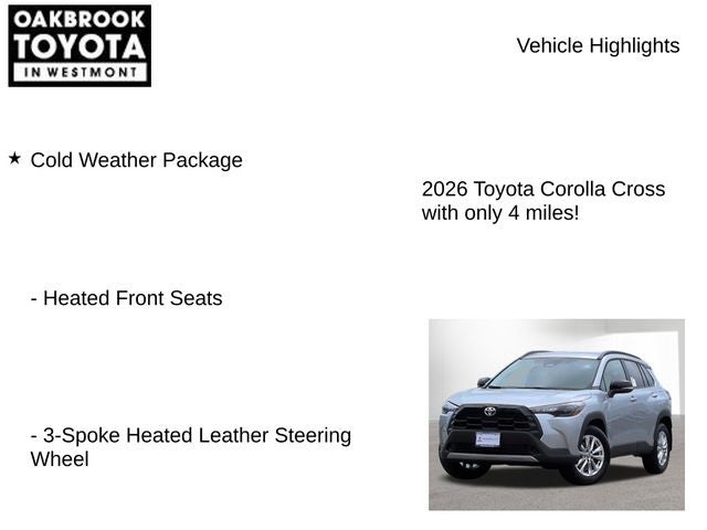 2026 Toyota Corolla Cross LE