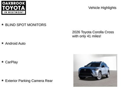 2026 Toyota Corolla Cross LE