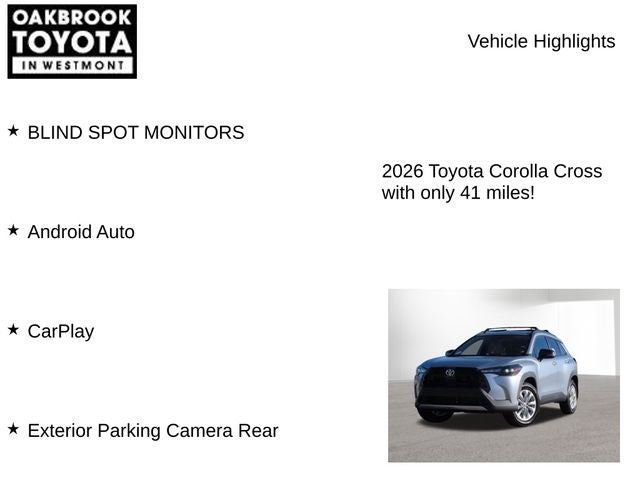 2026 Toyota Corolla Cross LE