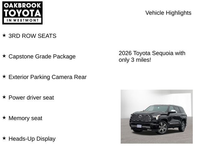 2026 Toyota Sequoia Capstone