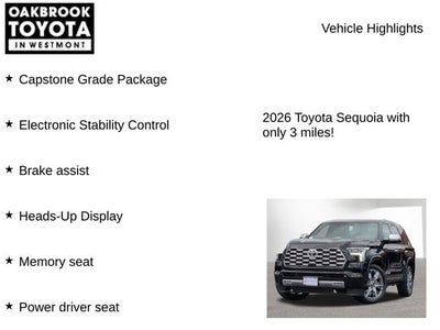 2026 Toyota Sequoia Capstone