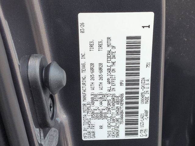 2026 Toyota Sequoia Platinum