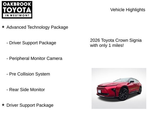 2026 Toyota Toyota Crown Signia Limited