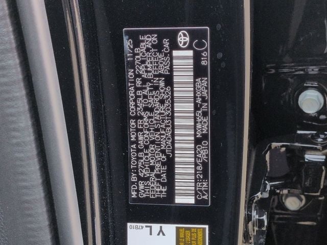 2026 Toyota Prius XLE AWD