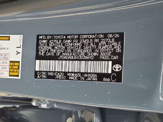2027 Toyota Prius XLE AWD